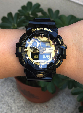 卡西欧手表G-SHOCK GA-710GB-1A/700BCE-1A多功能防水电子男腕表