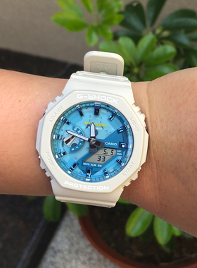 卡西欧手表 GA-2100AS-5A/TL/GMA-S2100SK/1A/1A1/7A电子防水女表