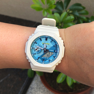 卡西欧手表 GMA 1A1 7A电子防水女表 2100AS S2100SK