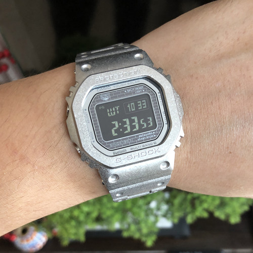 卡西欧40周年限量电波防水男表 GMW-B5000PS-1/SS/PG/GM-B2100/PC