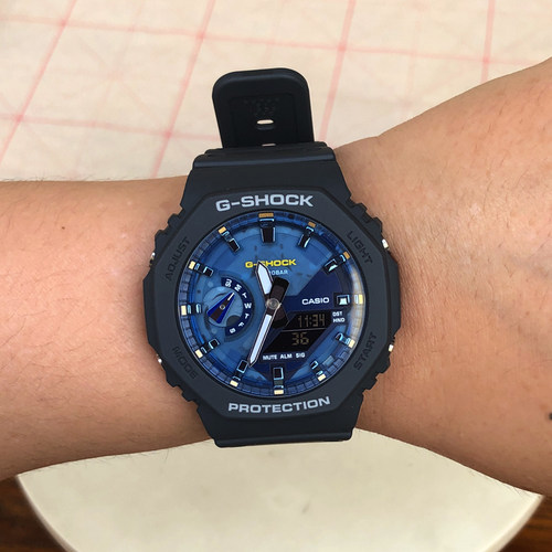 卡西欧手表 GA-2100AS-2A/5A/GMA-S2100GA/3A/SK-7A电子女士腕表