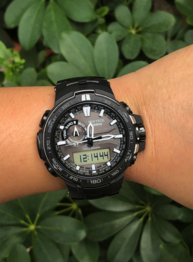 卡西欧PRX-8000T-7A/PRW-6000YT-1/6100YT-1B光能6局电波登山手表