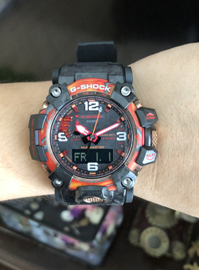 卡西欧手表GWG-2040FR-1A/B1000EC/3A/1A4/1A5光能电波男表大泥王