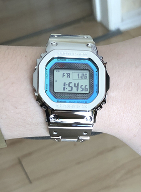 卡西欧 GMW-B5000PC-1/GM-B2100/GD-9/4/BPC电波小方块男手表防水