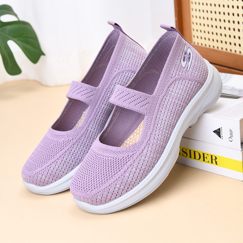 女鞋透气运动休闲单鞋平底妈妈鞋老北京布鞋舒适软底中老年健步鞋,女鞋,健步鞋,淘宝优惠券,粉丝福利购,淘宝优惠卷