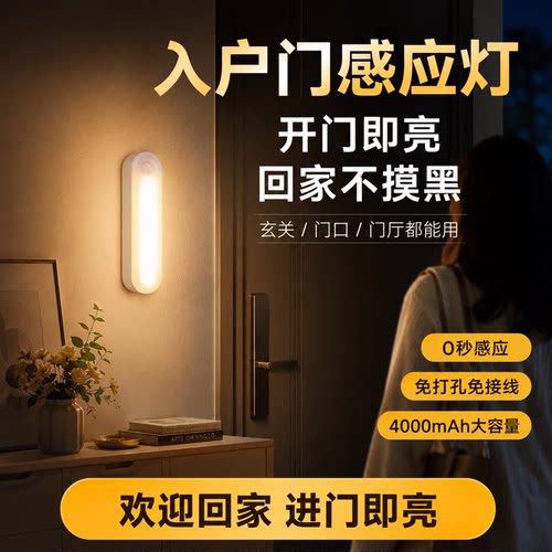 入户门口回家自动亮灯