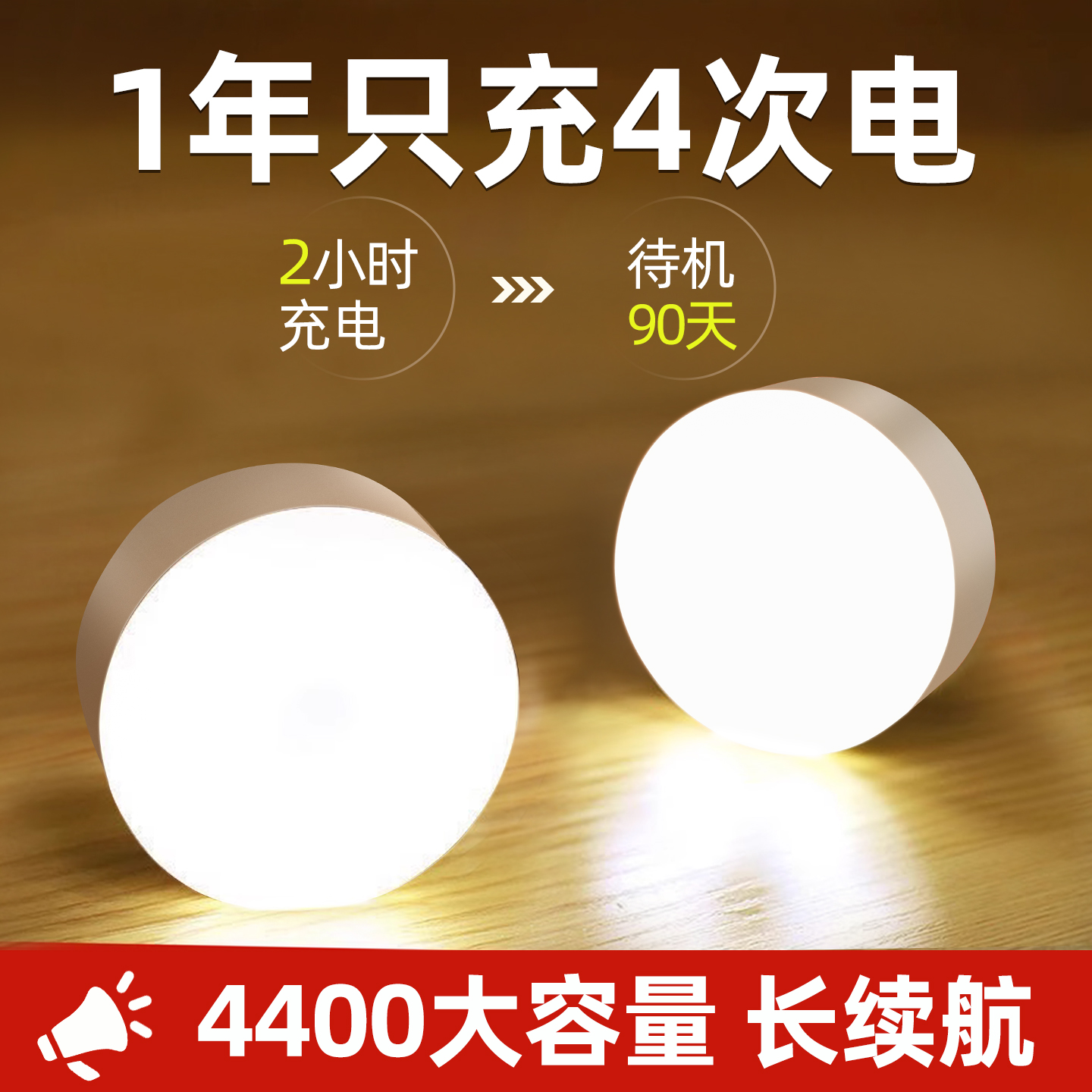 【0秒感应人来即亮】感应灯