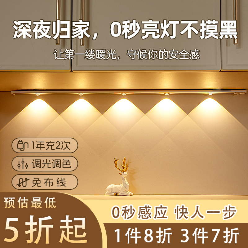 卖爆了家装感应灯必备人来0秒亮