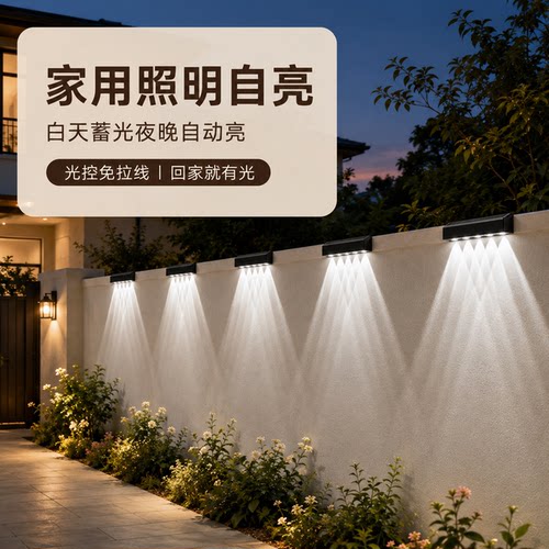 门口两侧白光照路更安心款