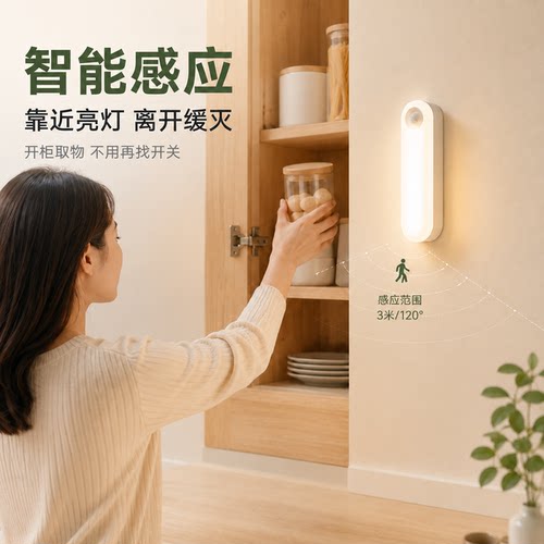 人体智能感应自动亮灯省心