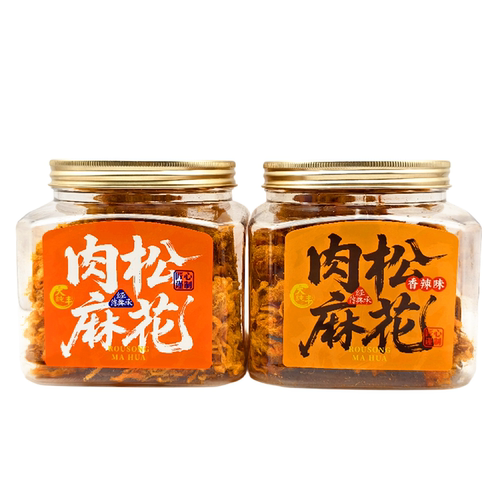 大纯丰肉松麻花280g/罐油赞子