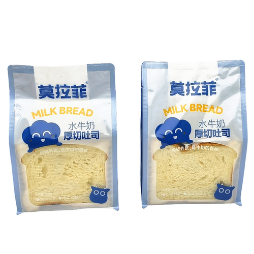 莫拉菲水牛奶厚切吐司158g*5袋