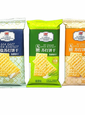 吉人原味香葱海盐苏打饼干500g