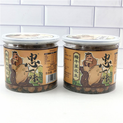 忠一味梅干菜花生300g/罐