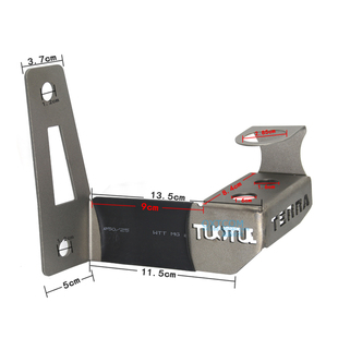 途达车载天线支架 尾门专用不锈钢陆夹边 车台对讲机天线卡边底座