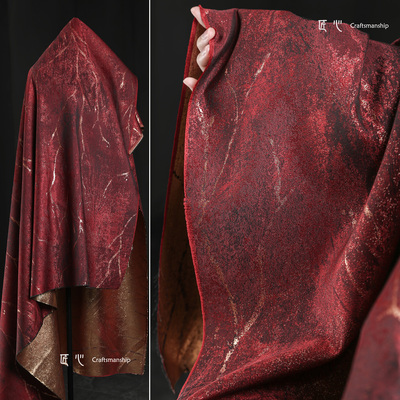 匠心织金提花中式马面裙服装面料