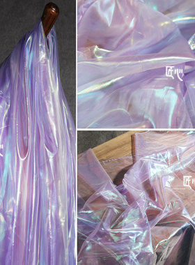 幻彩网纱匠心设计师礼服欧根纱