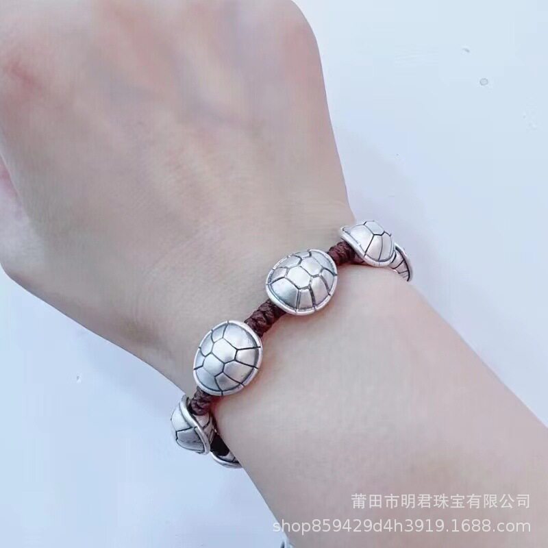 DESIWCEN德斯琛乌龟链条纯银富甲图片