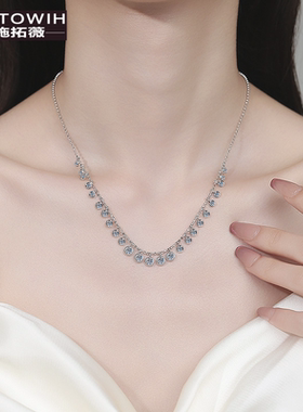 ECETOWIH新款S925纯银全莫桑石