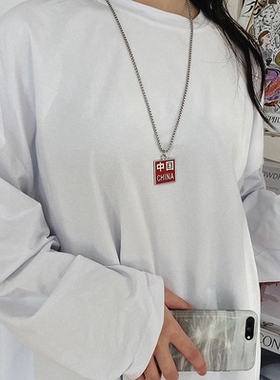 DESIWCEN德斯琛中国INA牌项链红