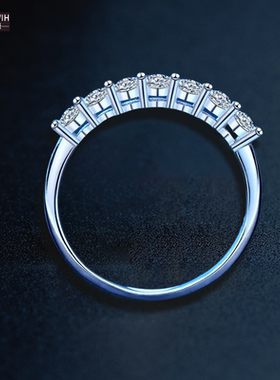 ECETOWIHs925银时尚排镶嵌钻气质