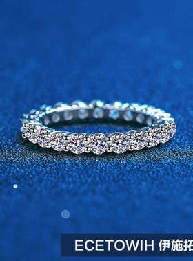 ECETOWIH新款s925纯银石女pt950