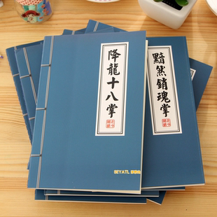 SEYATL新款 特价复古笔记本个性本子文具武功秘籍如来神掌大号记