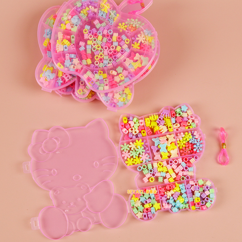 SEYATL新款卡通儿童串珠玩具男女