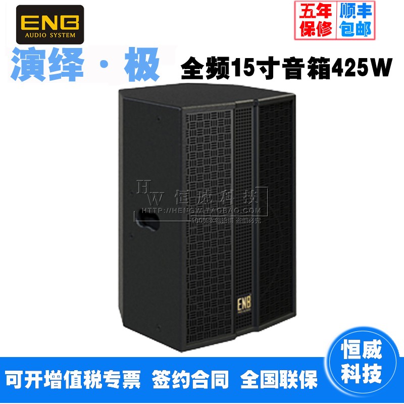 美国ENB WF-15 专业全频音箱 壁挂会议音响 家庭ktv音箱培训舞蹈