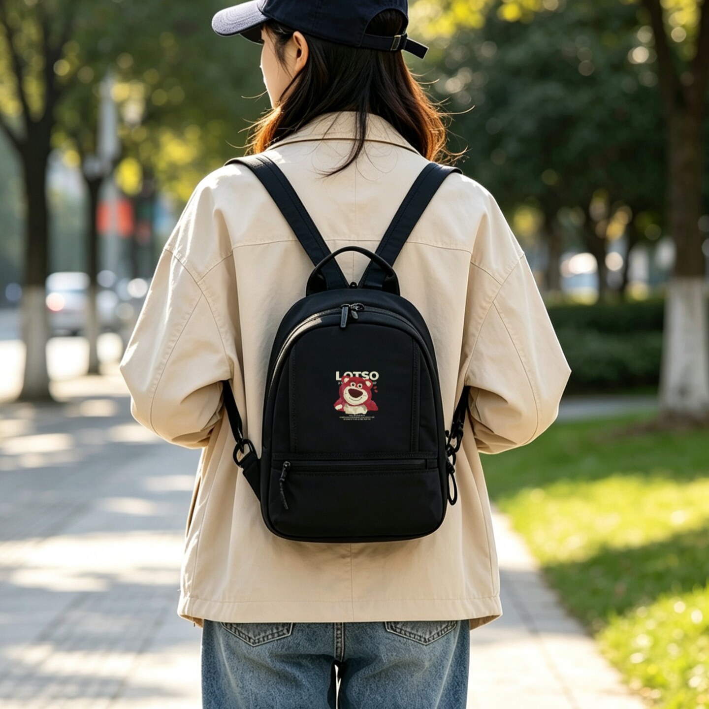 多功能两用胸包男女小型双肩包