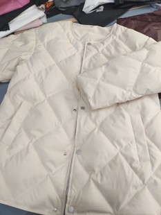 冬季新款男女士无领短款羽绒服翻新定做成品鸭鹅绒加工