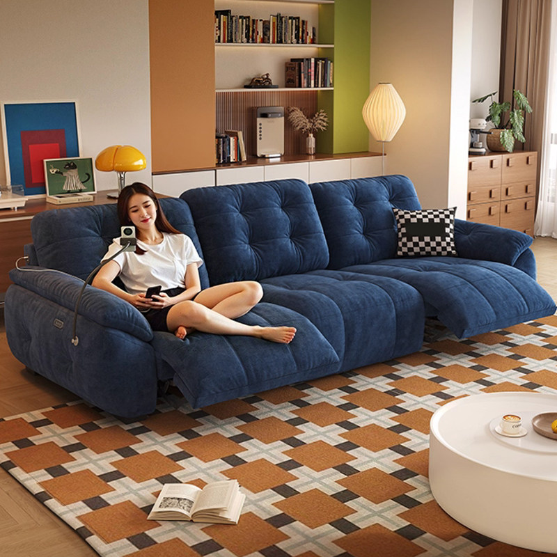 政府补贴雪尼尔电动沙发客厅小户型太空云功能布艺沙发云朵零靠墙,住宅家具,功能沙发,淘宝优惠券,粉丝福利购,淘宝优惠卷
