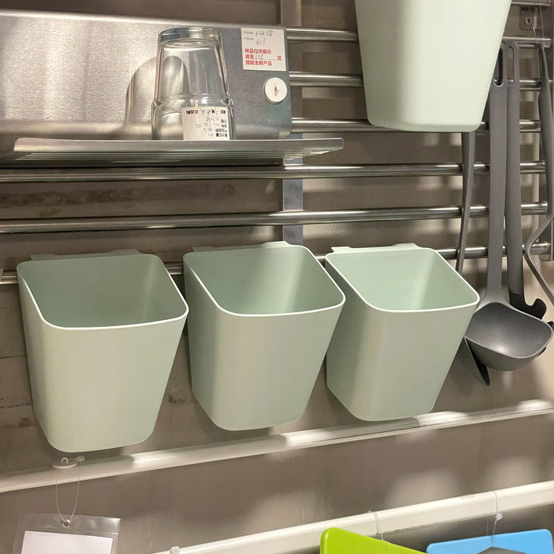 宜家苏纳思挂篮筷子筒餐具桶沥水盛具收纳盒挂桶储物厨房S型挂钩