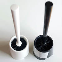 Ikea Bormon Toilet brush set, bathroom toilet cleaning brush, toilet cleaning brush with seat thumbnail 5