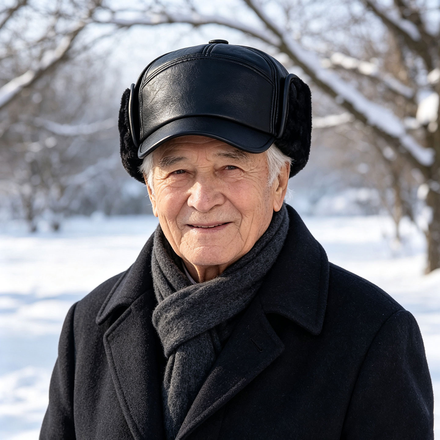 2026新款中老年人帽子男士冬季爸爸老人加绒保暖抗寒爷爷护耳棉帽