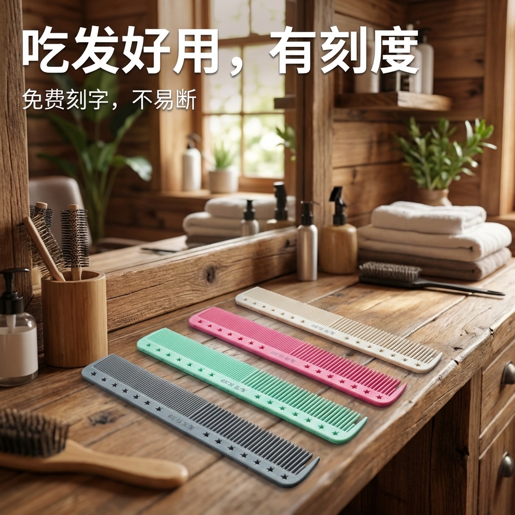 ys339短发梳子剪发梳美发理发梳剪发梳子发型师专用理发美发梳子