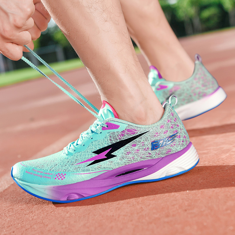 启飞逐风1.0跑鞋官方旗舰店全掌碳板竞速训练比赛中考体测跑步鞋