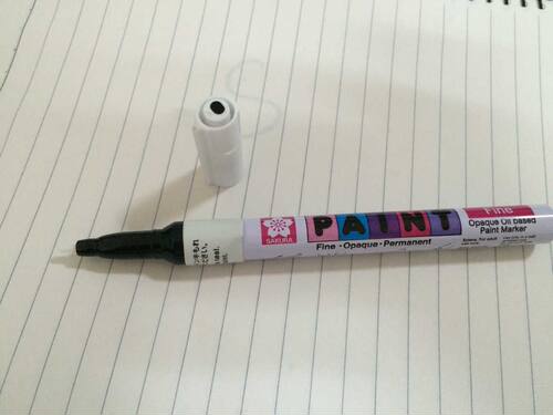 正品日本原装进口SAKURA樱花XPMK-B黑色油漆笔/1.0mm
