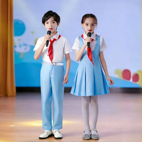 六一儿童爱国主题演讲合唱演出服