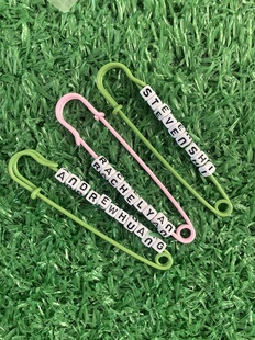 定制名字缩写英文字母串珠韩版笑脸彩虹积木钥匙扣周边挂件应援物