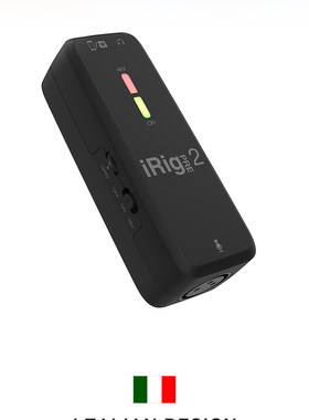 IK iRig Pre 2电容麦克风话放手机安卓相机配音录音K歌放大器