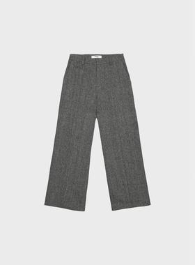 【haag直营】24冬季羊毛直筒裤wool straight slacks