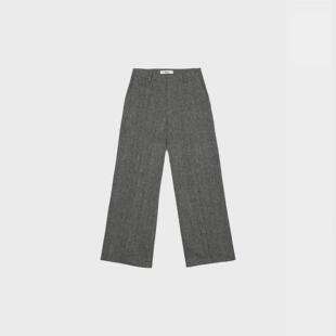 straight slacks wool 羊毛直筒裤 haag直营 清仓冬季