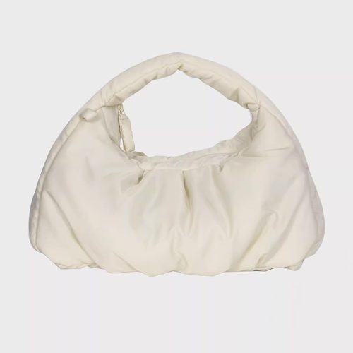 韩国haag云朵饺子光泽单肩手提包