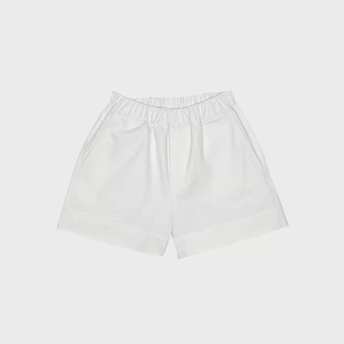 【haag直营】秋冬新款纯色短裤stitch shorts