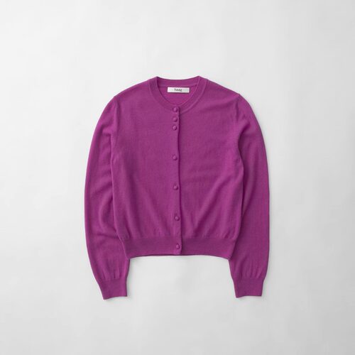 【haag直营】25春季开衫短袖a beans cardigan/short sleeve knit