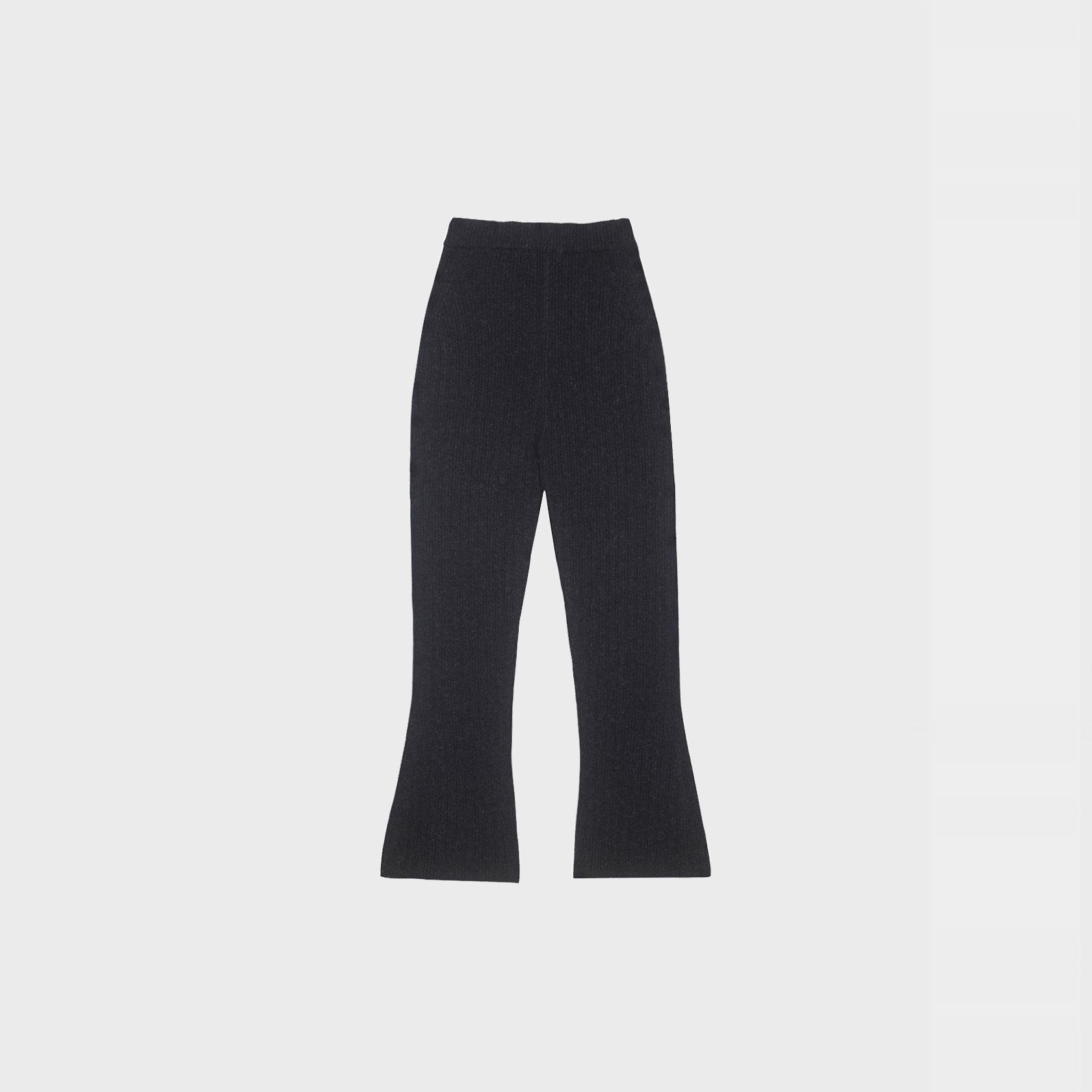 【haag直营】24冬季修身针织长裤slender knit pants