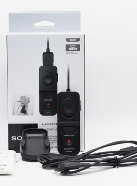 索尼 RM-VPR1遥控器AX60AX100E700 A7r2m2 RX10 7M3 A6000 快门线