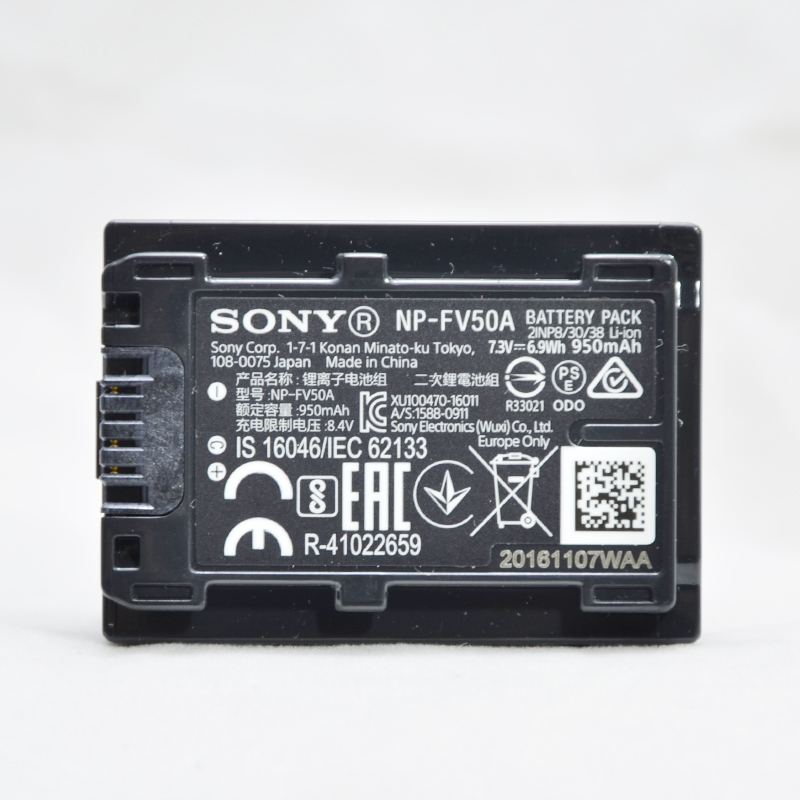索尼 np-fv50A 电池摄像机原装电池AX60 ax700 AX100 EAX40 CX680
