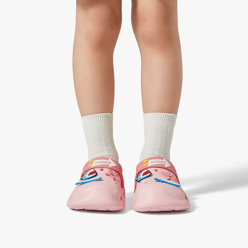 朴西小童拖鞋男童洞洞鞋EVA防滑四季通用男女通用外穿拖鞋休闲风